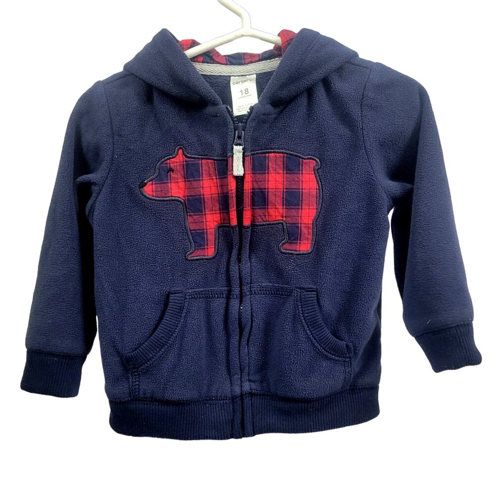 Carter's Boy's Hoodie‎ jacket Size 18 months